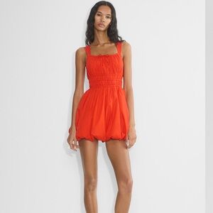 Women's Red Bubble Dress